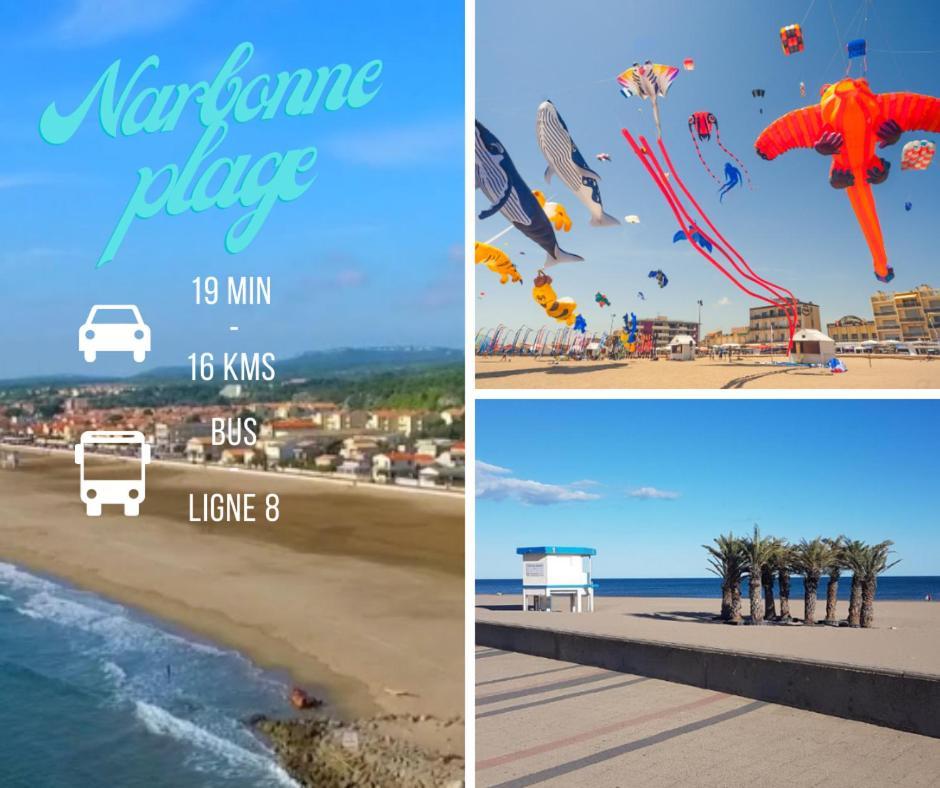 Le Spacieux Anatole, T3 Bis, Centre Ville Narbonne Exterior foto