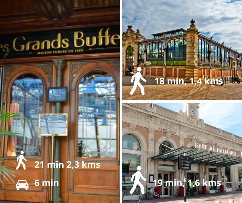 Le Spacieux Anatole, T3 Bis, Centre Ville Narbonne Exterior foto